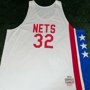Julius Erving AKA Dr.J, New York Nets #32 Hardwood Classic Jersey